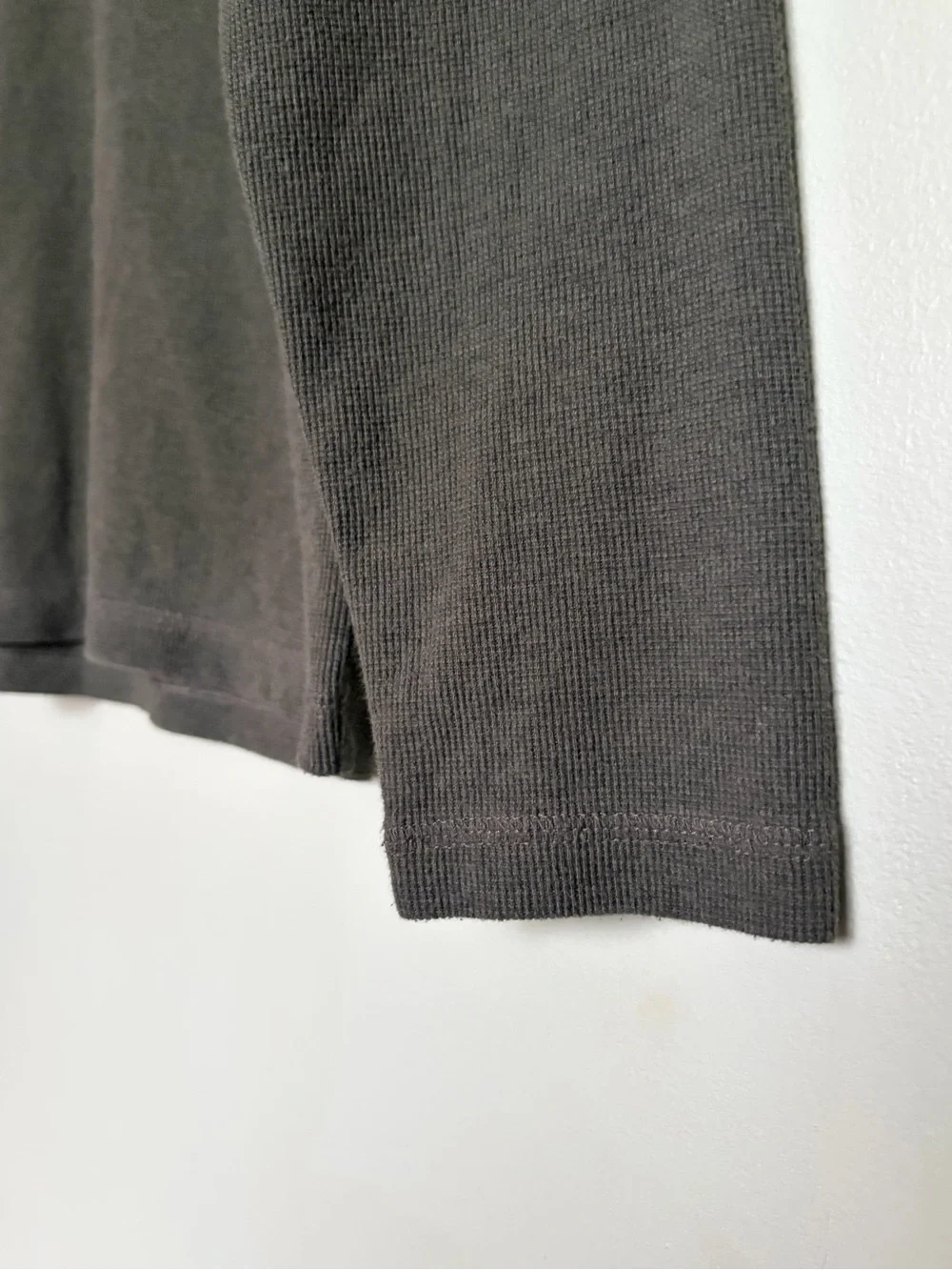 Banana Republic Men’s Olive Green Long-Sleeve Henley Shirt Size S Preppy Layers